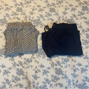 Lucky Brand Costco Navy and Grey Jersey Knit Pajama Pant Bundle Size Large